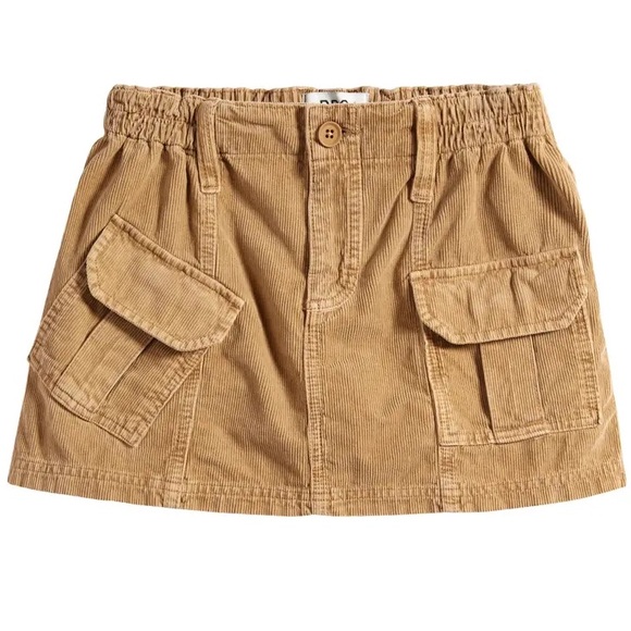 BDG Y2K Beige Corduroy Cargo Skirt - Picture 5 of 6